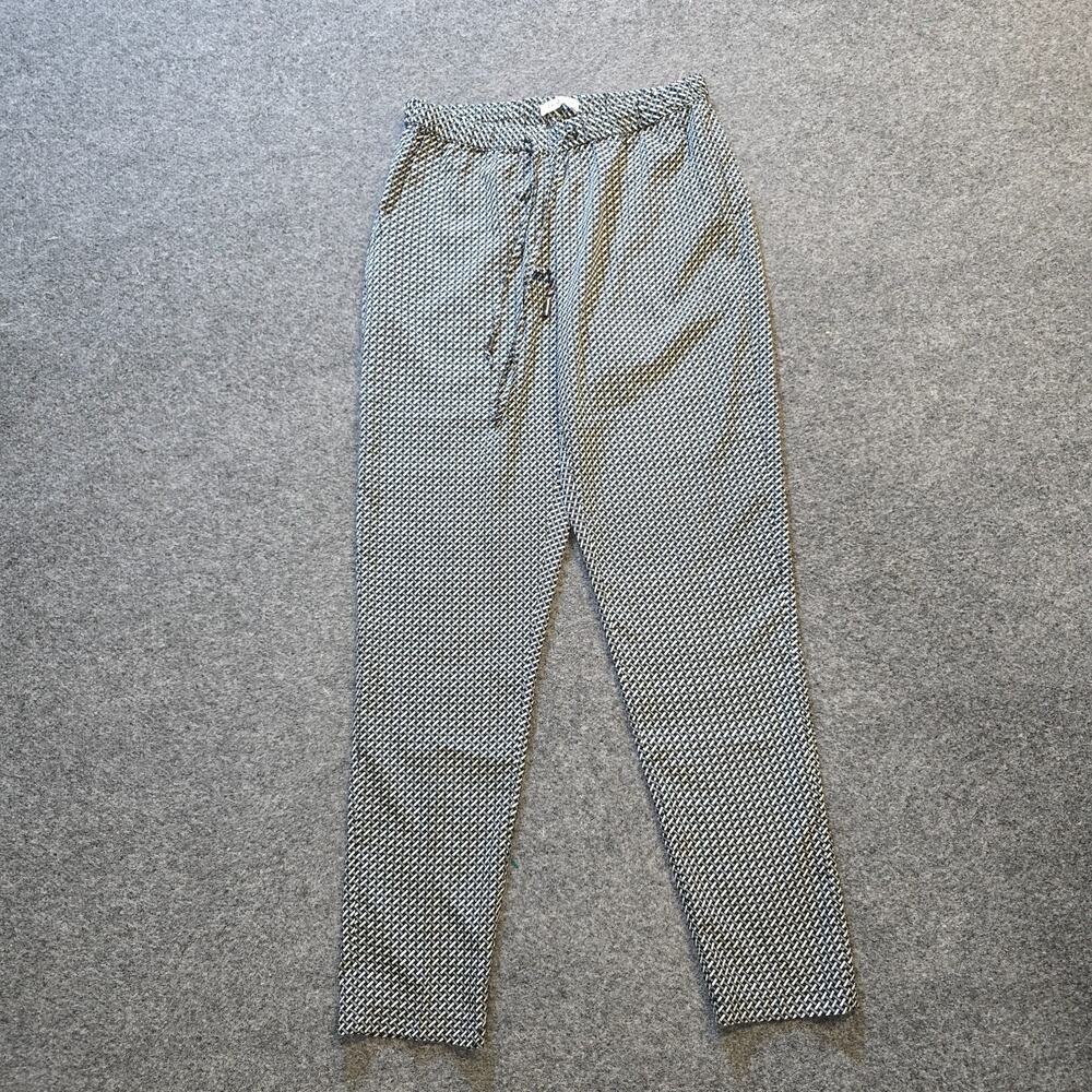 Calliope Pants Womens Size Small Black Gray Pajama Lounge Tapered Comfort